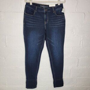 M Jeans By Maurices Women's Size 14W Jeans Super Soft Jegging Flannel Cuff